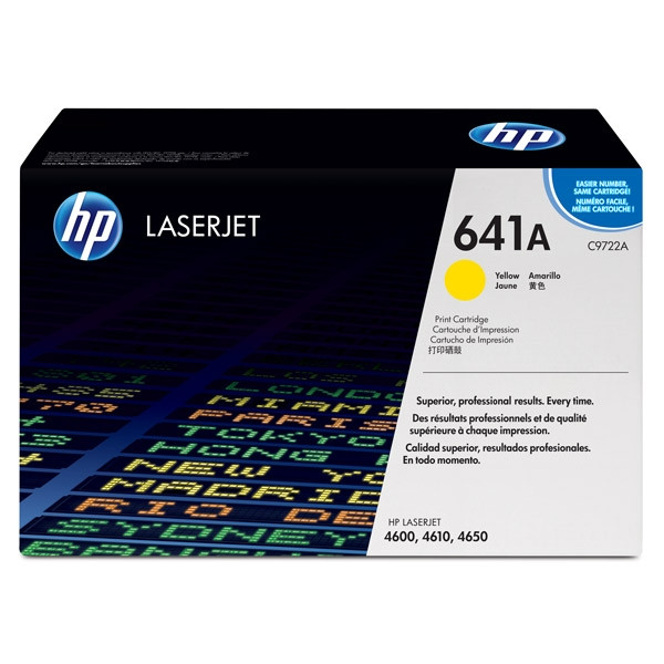 HP 641A (C9722A) toner żółty, oryginalny C9722A 039140 - 1