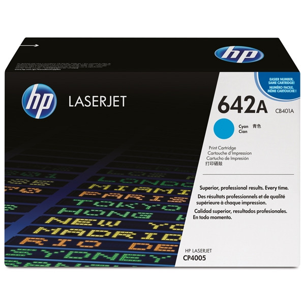 HP 642A (CB401A) toner niebieski, oryginalny CB401A 039705 - 1