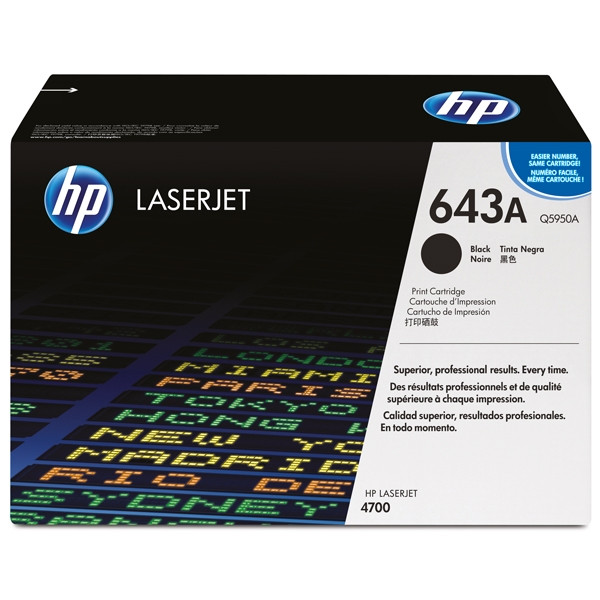 HP 643A (Q5950A) toner czarny, oryginalny Q5950A 039615 - 1