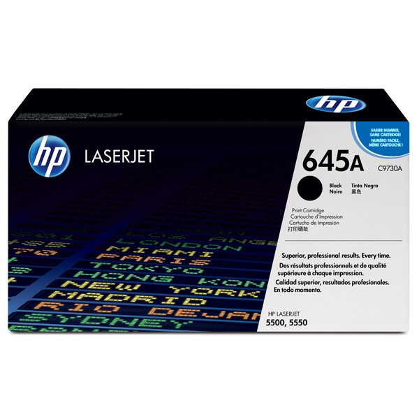 HP 645A (C9730A) toner czarny, oryginalny C9730A 039210 - 1