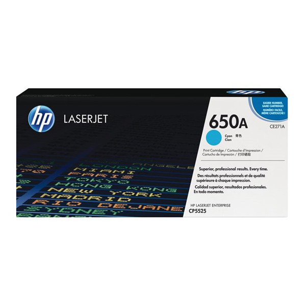 HP 650A (CE271A) toner niebieski, oryginalny CE271A 039964 - 1