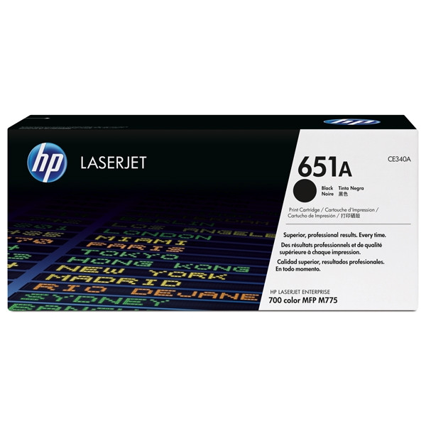 HP 651A (CE340A) toner czarny, oryginalny CE340A 054656 - 1