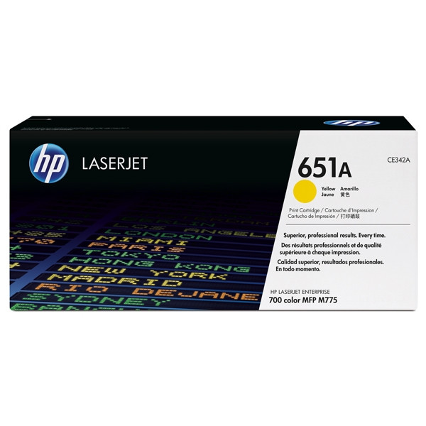 HP 651A (CE342A) toner żółty, oryginalny CE342A 054660 - 1