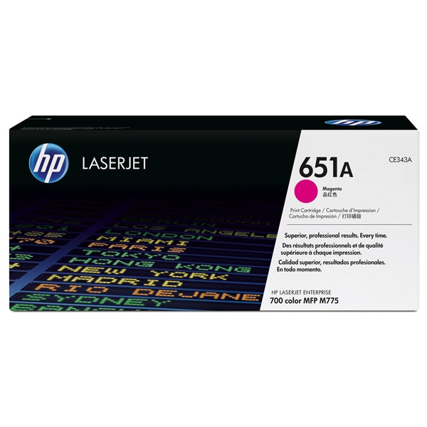 HP 651A (CE343A) toner czerwony, oryginalny CE343A 054662 - 1