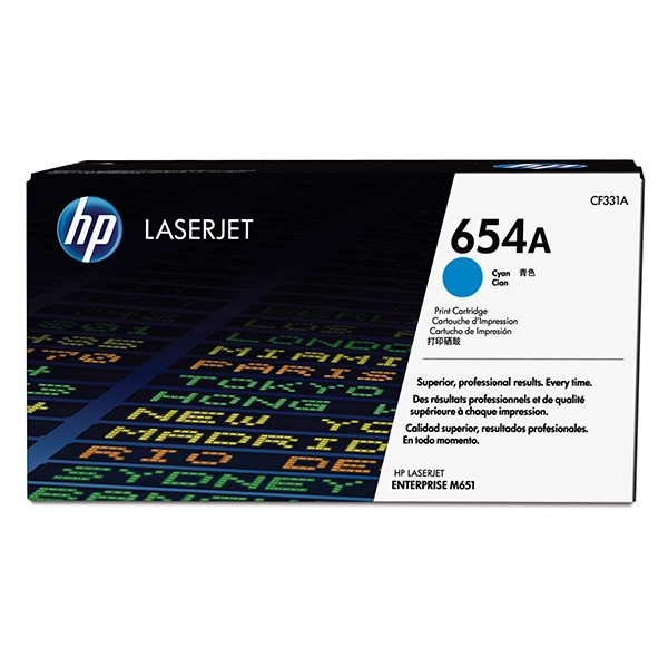 HP 654A (CF331A) toner niebieski, oryginalny CF331A 054794 - 1