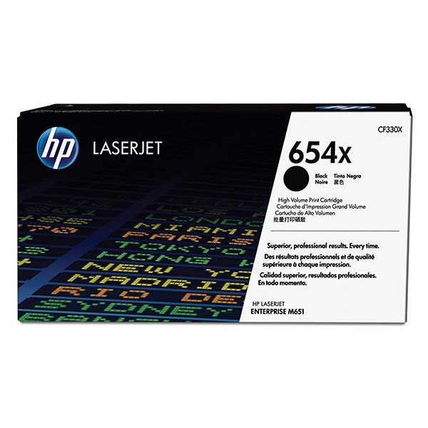 HP 654X (CF330X) toner czarny, zwiększona pojemność, oryginalny CF330X 054792 - 1