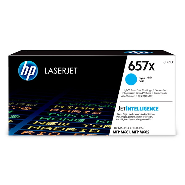 HP 657X (CF471X) toner niebieski, zwiększona pojemność, oryginalny CF471X 055176 - 1