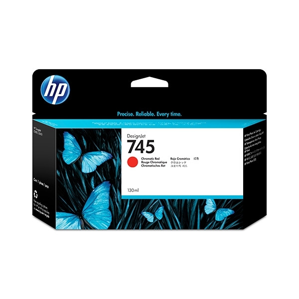 HP 745 (F9K00A) tusz czerwony, oryginalny F9K00A 055088 - 1