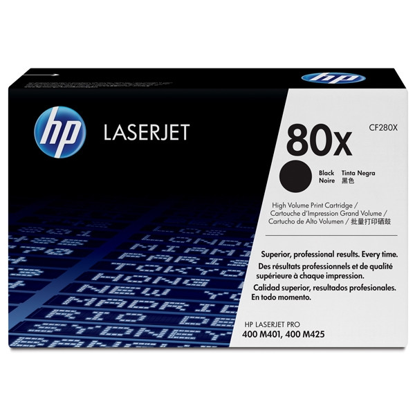 HP 80X (CF280X) toner czarny, zwiększona pojemność, oryginalny CF280X 054114 - 1