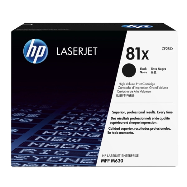 HP 81X (CF281X) toner czarny, zwiększona pojemność, oryginalny CF281X 054814 - 1