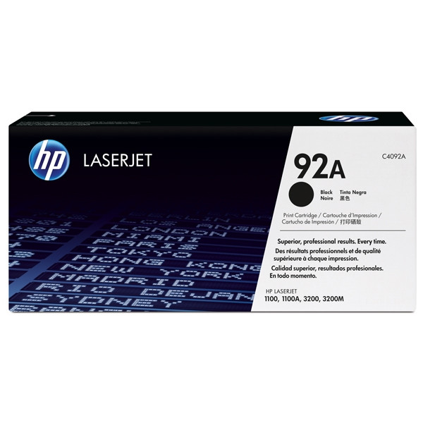 HP 92A (C4092A) toner czarny, oryginalny C4092A 032102 - 1