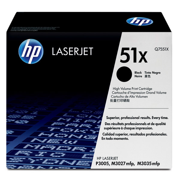 HP Q7551X (51X) toner czarny, oryginalny, zwiększona pojemność Q7551X 039725 - 1