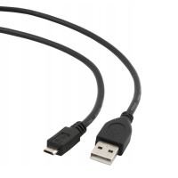 Kabel microUSB - USB 2.0, 30 cm
