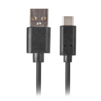 Kabel USB Q3.0 A / USB C, 1m Lanberg, czarny CA-USBO-20CU-0010-BK 246812