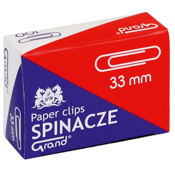 Kangaro Spinacze biurowe 33 mm (100 sztuk) K-10030 206718 - 1