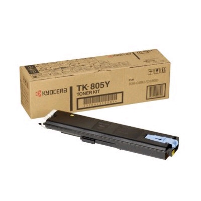 Kyocera Mita TK-805Y toner żółty, oryginalny 370AL310 079222 - 1