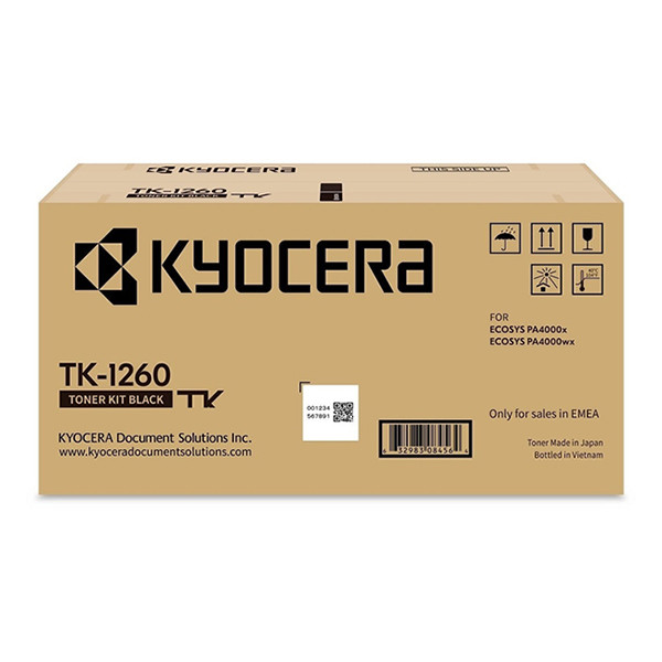 Kyocera TK-1260 toner czarny, oryginalny 1T0C150NL0 095090 - 1