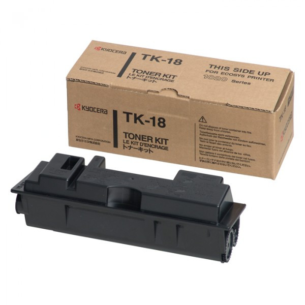 Kyocera TK-18 toner czarny, oryginalny 1T02FM0EU0 370QB0KX 032287 - 1