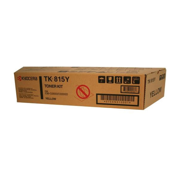 Kyocera TK-815Y toner żółty (oryginalny) 370AN310 079025 - 1