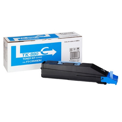 Kyocera TK-880C toner niebieski, oryginalny 1T02KACNL0 079296 - 1