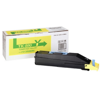 Kyocera TK-880Y toner żółty, oryginalny 1T02KAANL0 079300 - 1