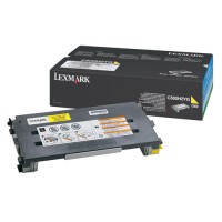 Lexmark 0C500H2YG toner żółty, zwiększona pojemność, oryginalny Lexmark C500H2YG 034810