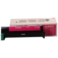 Lexmark 12A1451 toner czerwony, oryginalny 12A1451 034175