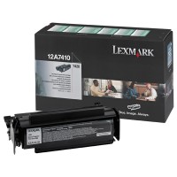 Lexmark 12A7410 toner czarny, oryginalny Lexmark 12A7410 034350