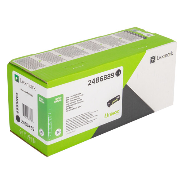 Lexmark 24B6889 toner czarny, oryginalny 24B6889 037860 - 1