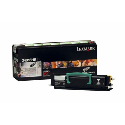 Lexmark 34016HE toner czarny, zwiększona pojemność, oryginalny 34016HE 034725 - 1