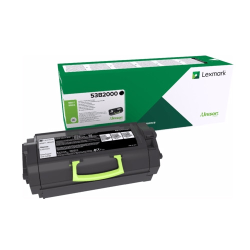 Lexmark 53B2000 toner czarny, oryginalny 53B2000 037734 - 1