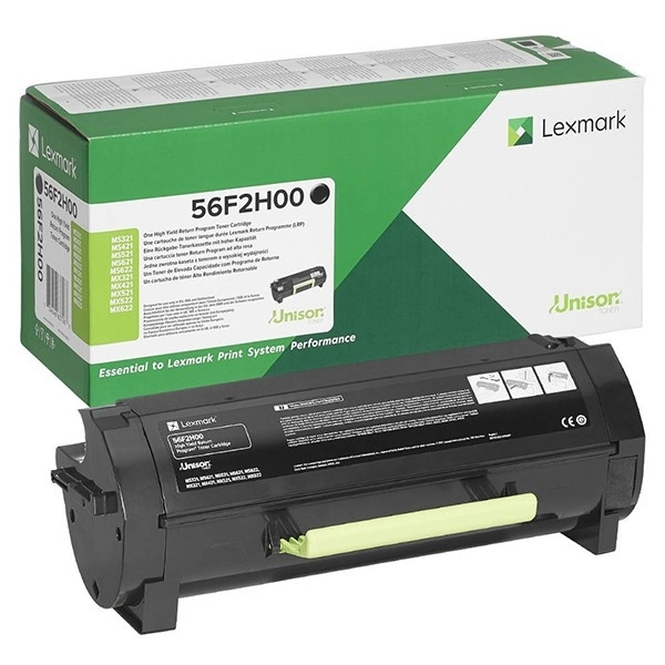 Lexmark 56F2H00 toner czarny, zwiększona pojemność, oryginalny 56F2H00 037846 - 1