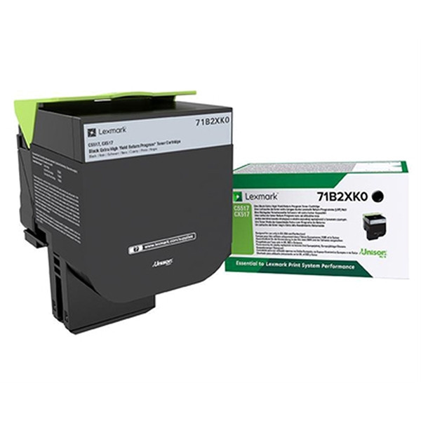 Lexmark 71B2XK0 toner czarny, ekstra zwiększona pojemność, oryginalny 71B2XK0 037756 - 1