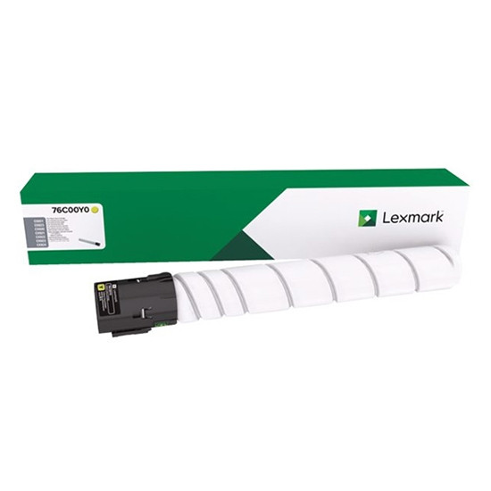 Lexmark 76C00Y0 toner żółty, oryginalny 76C00Y0 037818 - 1