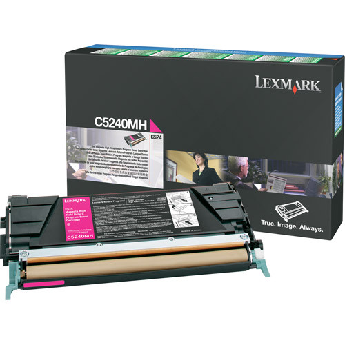 Lexmark C5240MH toner czerwony, zwiększona pojemność, oryginalny Lexmark C5240MH 034695 - 1