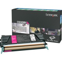 Lexmark C5240MH toner czerwony, zwiększona pojemność, oryginalny Lexmark C5240MH 034695