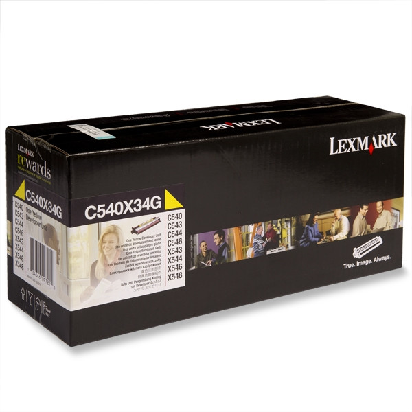 Lexmark C540X34G developer żółty, oryginalny C540X34G 037116 - 1