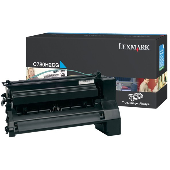 Lexmark C780H1CG toner niebieski, zwiększona pojemność, oryginalny C780H1CG 033924 - 1