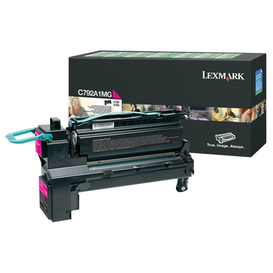 Lexmark C792A1MG toner czerwony, oryginalny C792A1MG 037150 - 1