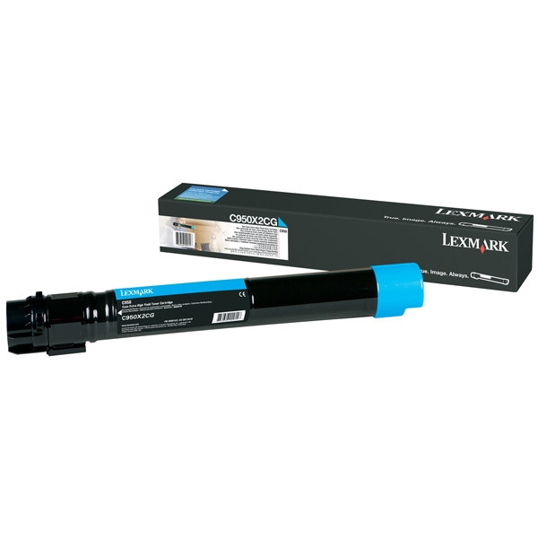 Lexmark C950X2CG toner niebieski, oryginalny C950X2CG 037184 - 1