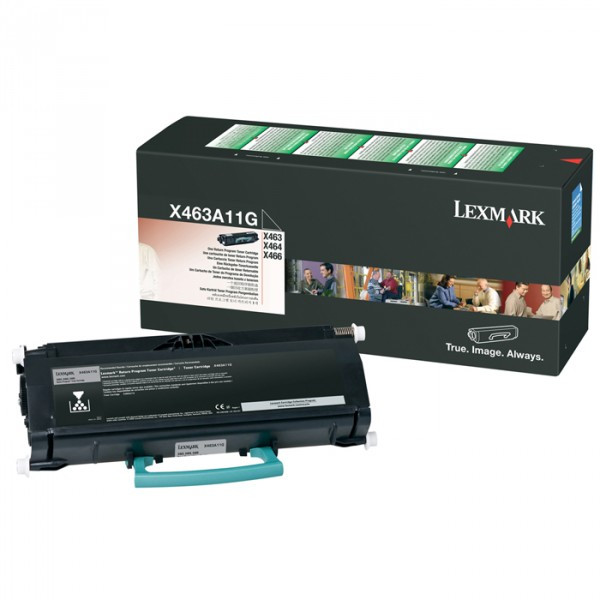 Lexmark X463A11G toner czarny, oryginalny X463A11G 037062 - 1