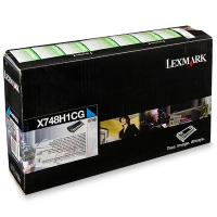 Lexmark X748H1CG toner niebieski, zwiększona pojemność, oryginalny X748H1CG 037216