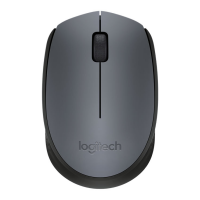 Logitech Myszka bezprzewodowa Logitech M170 Wireless Mouse, szara 910-004642 828096