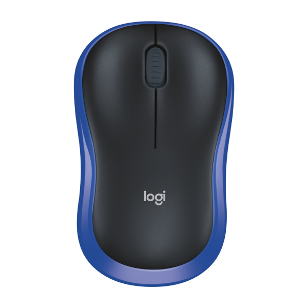 Logitech Myszka bezprzewodowa Logitech M185, niebieska 910-002239 828106 - 1