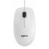 Logitech Myszka do komputera Logitech B100, biała 910-003360 828099 - 1