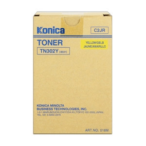 Minolta Konica Minolta TN-302Y (018M) toner żółty, oryginalny 018M 072546 - 1