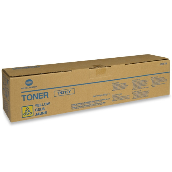 Minolta Konica Minolta TN-312Y toner żółty, oryginalny 8938706 072226 - 1