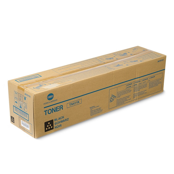 Minolta Konica Minolta TN411K toner czarny, oryginalny A070151 072262 - 1