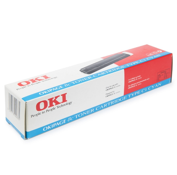 OKI 41012308 toner niebieski, oryginalny 41012308 035588 - 1