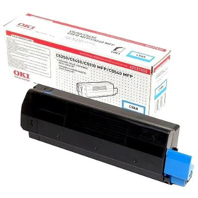 OKI 42127456 toner niebieski, zwiększona pojemność, oryginalny 42127456 035754 - 1